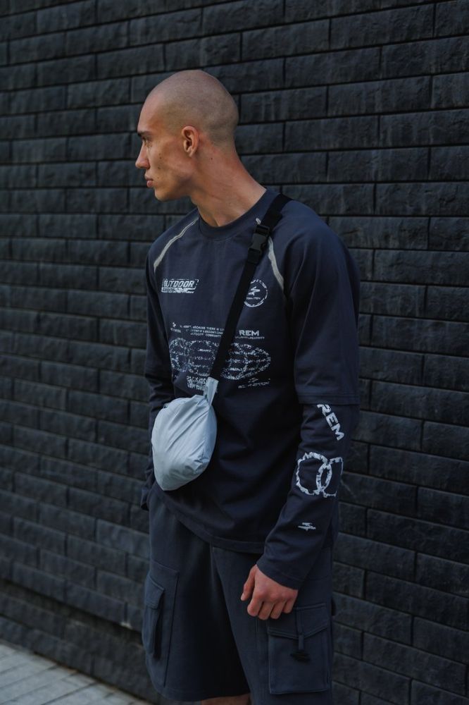 Remington All WORLD Gray — практичный лонгслив с комфортом и универсальным дизайном